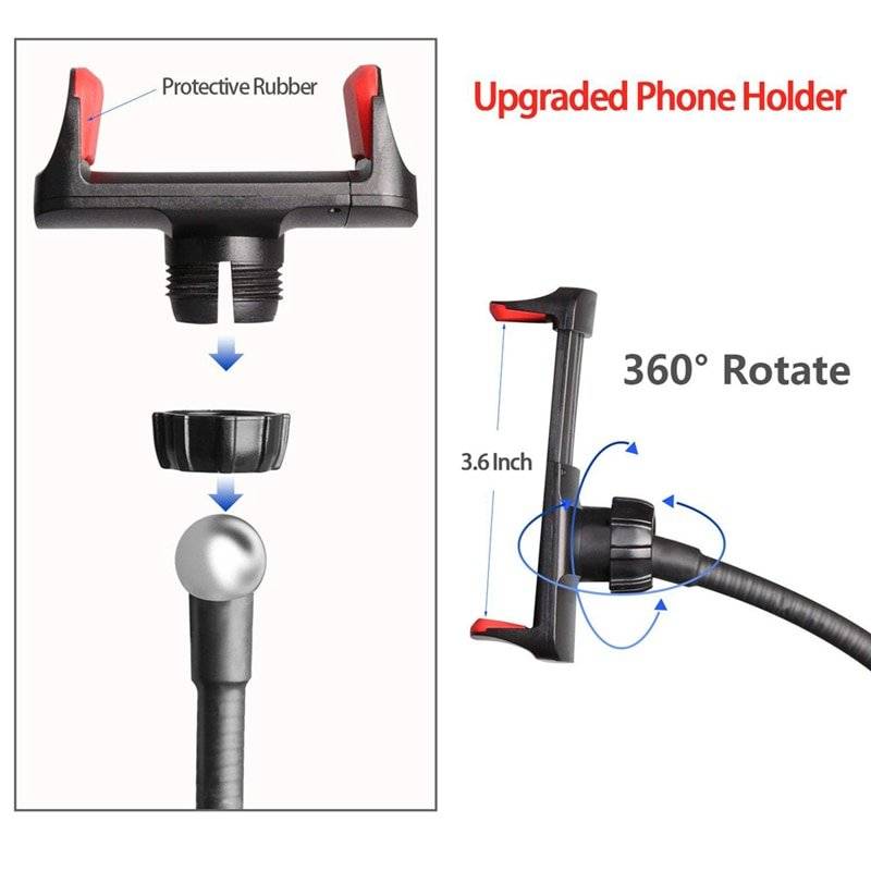 Selfie Ring Light with Flexible Mobile Phone Holder