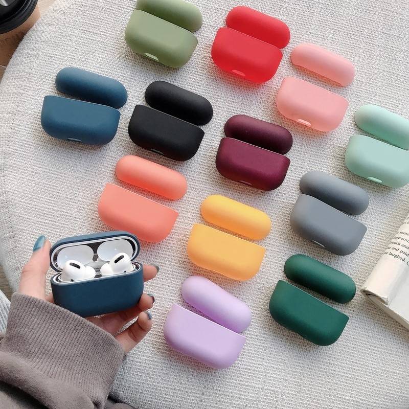 Candy Color Case Apple AirPods Pro 3 Other Products cb5feb1b7314637725a2e7: Black|Blue|Brown|Dark Green|Gray|Green|Navy Blue|Orange|Pink|Purple|Red|Yellow